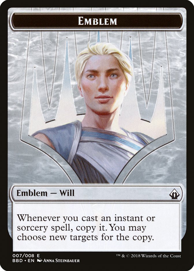 Will Kenrith Emblem [Battlebond Tokens] | Exor Games Dartmouth