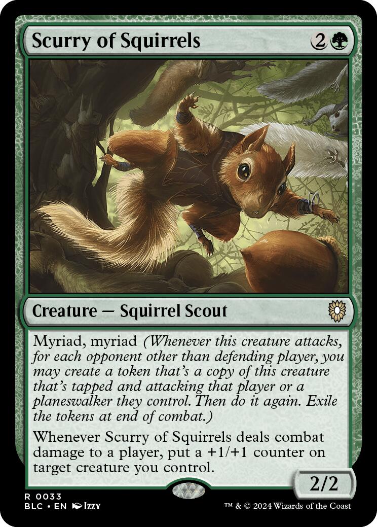 Scurry of Squirrels [Bloomburrow Commander] | Exor Games Dartmouth