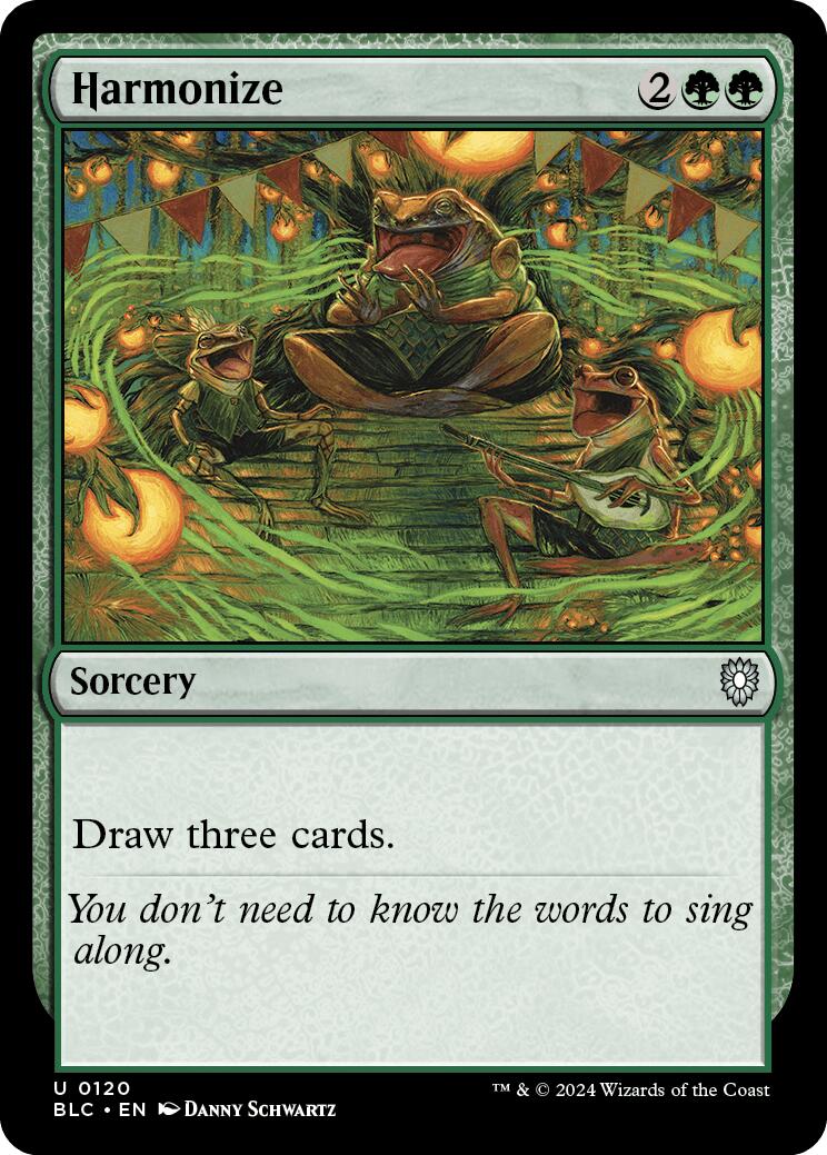 Harmonize [Bloomburrow Commander] | Exor Games Dartmouth