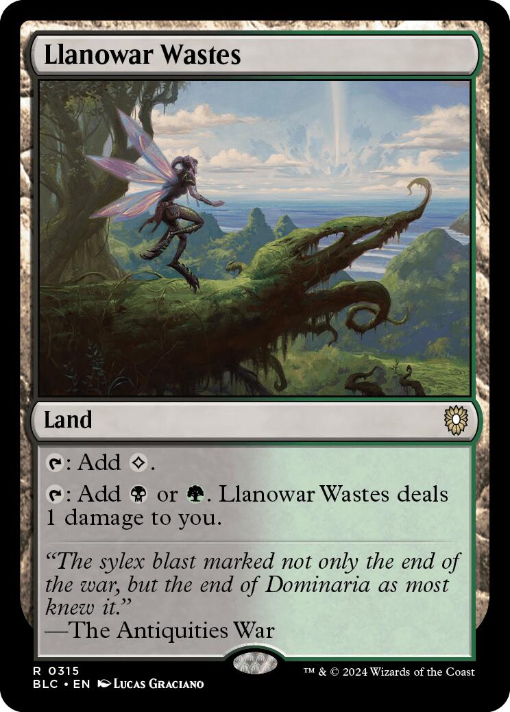 Llanowar Wastes [Bloomburrow Commander] | Exor Games Dartmouth