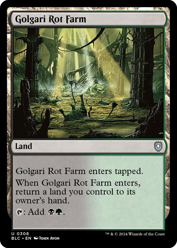 Golgari Rot Farm [Bloomburrow Commander] | Exor Games Dartmouth