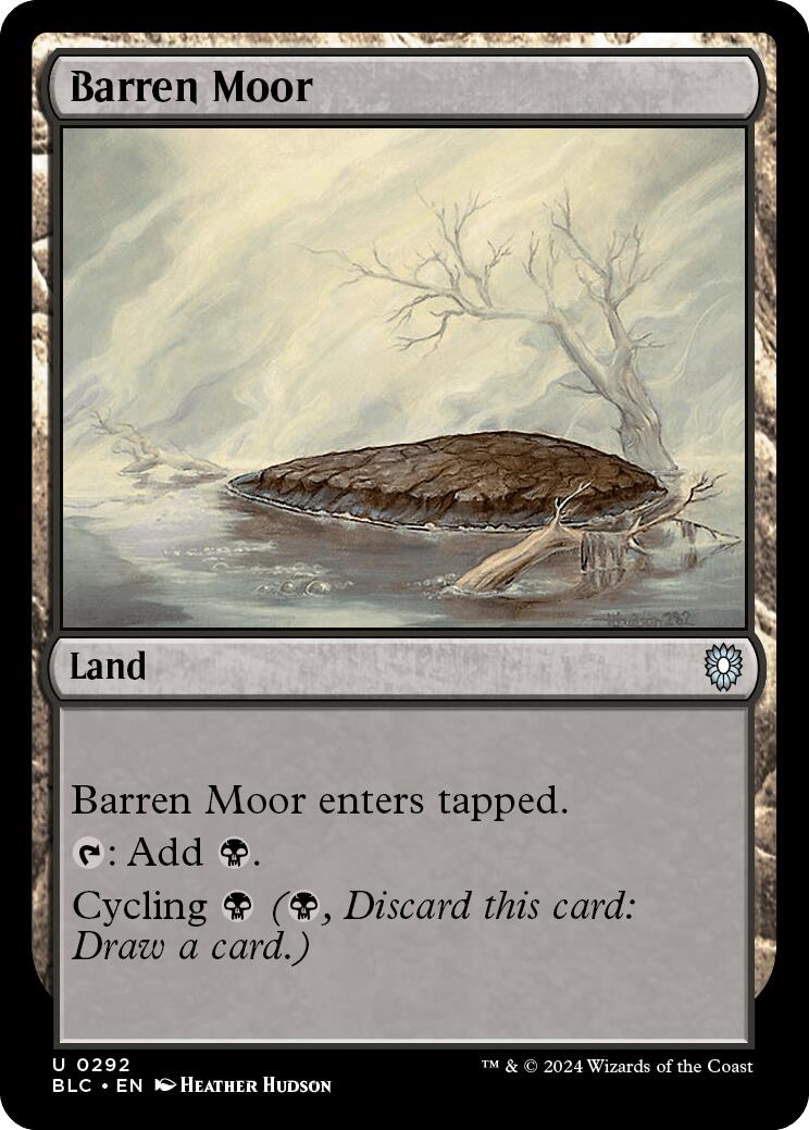 Barren Moor [Bloomburrow Commander] | Exor Games Dartmouth