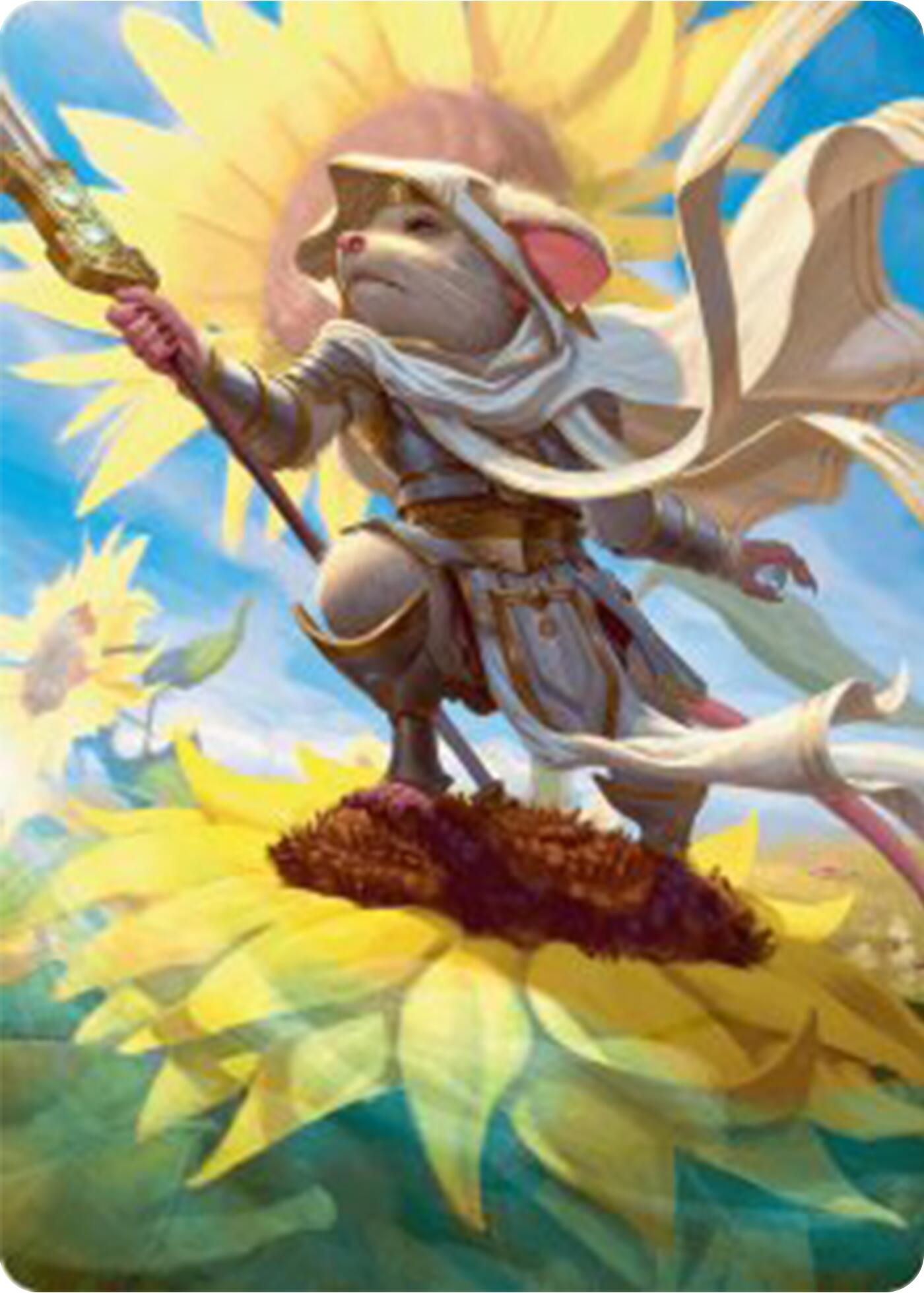 Elspeth, Sun's Champion Art Card [Bloomburrow Art Series] | Exor Games Dartmouth