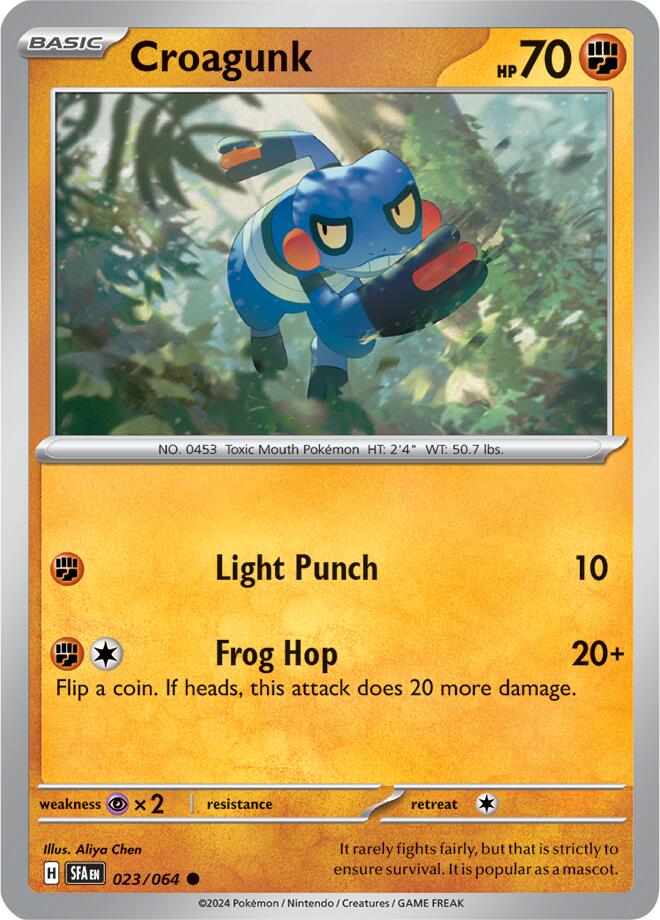 Croagunk (023/064) [Scarlet & Violet: Shrouded Fable] | Exor Games Dartmouth