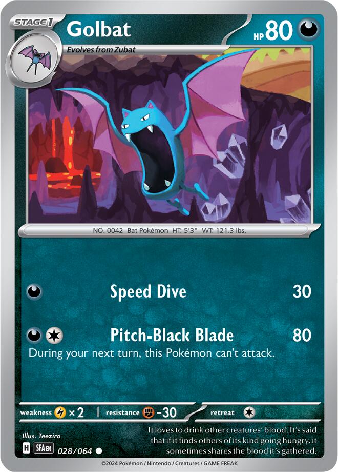 Golbat (028/064) [Scarlet & Violet: Shrouded Fable] | Exor Games Dartmouth