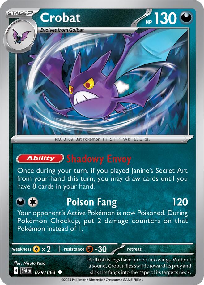 Crobat (029/064) [Scarlet & Violet: Shrouded Fable] | Exor Games Dartmouth