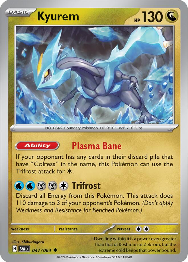 Kyurem (047/064) [Scarlet & Violet: Shrouded Fable] | Exor Games Dartmouth