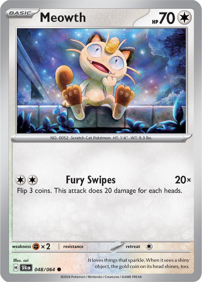 Meowth (048/064) [Scarlet & Violet: Shrouded Fable] | Exor Games Dartmouth