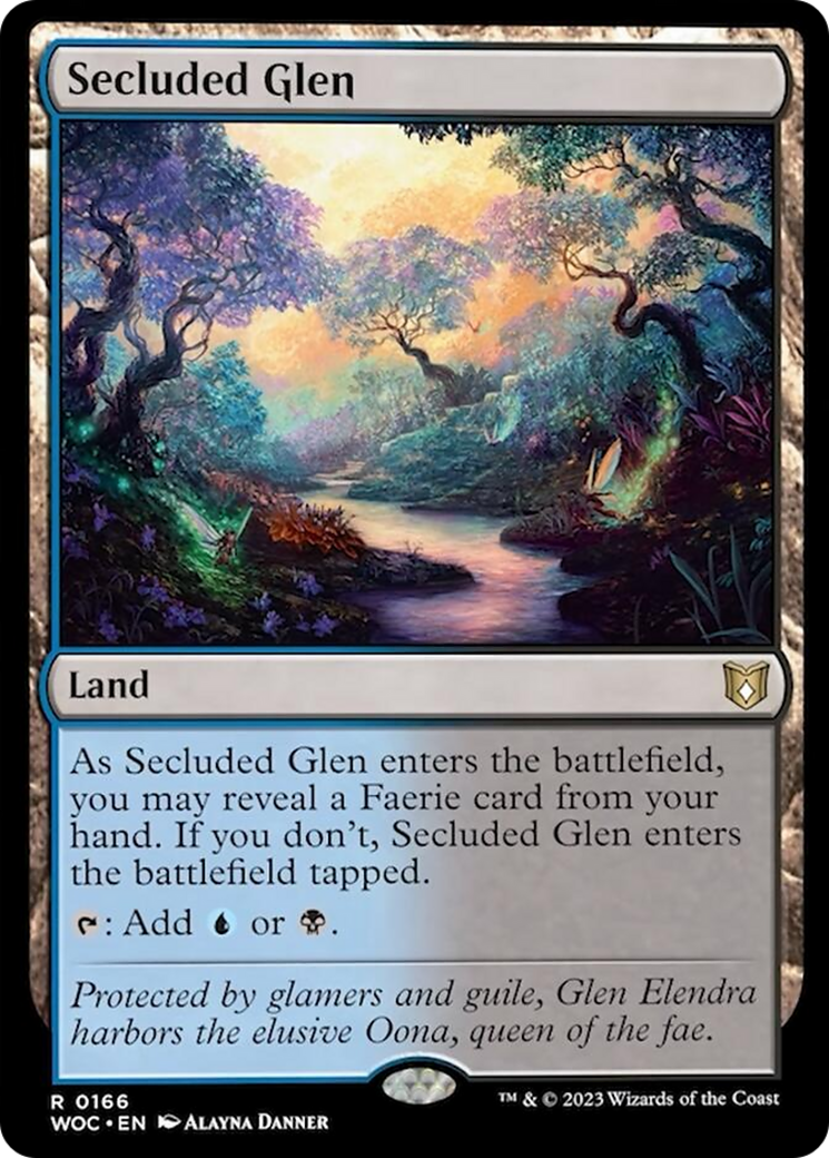 Secluded Glen [Wilds of Eldraine Commander] | Exor Games Dartmouth
