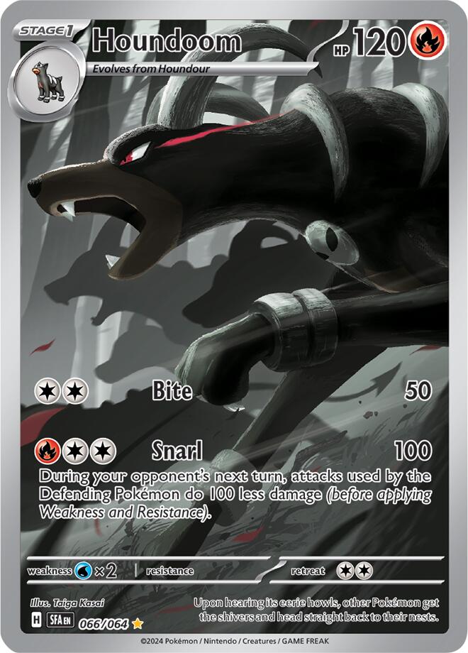 Houndoom (066/064) [Scarlet & Violet: Shrouded Fable] | Exor Games Dartmouth