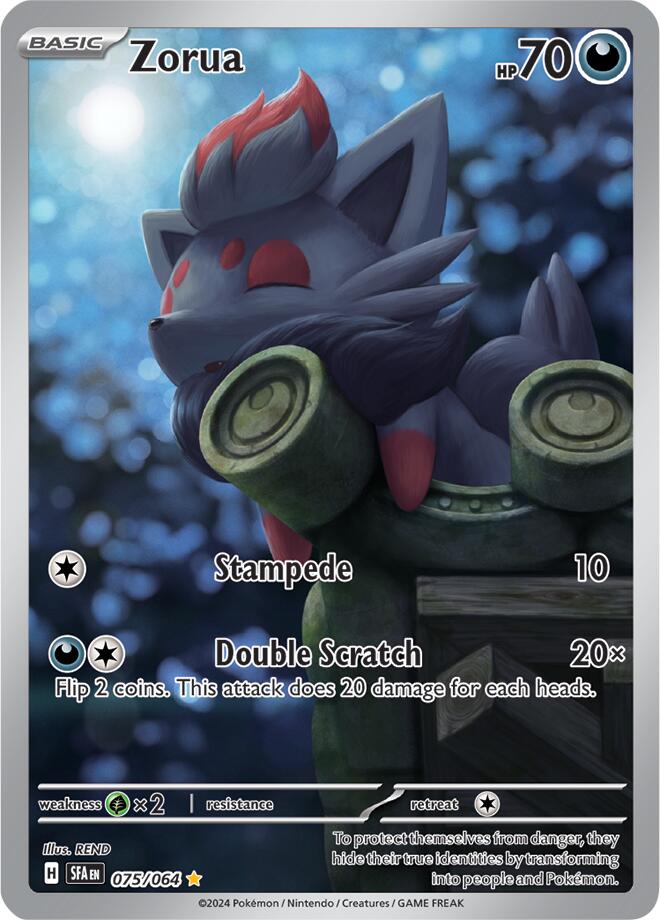 Zorua (075/064) [Scarlet & Violet: Shrouded Fable] | Exor Games Dartmouth