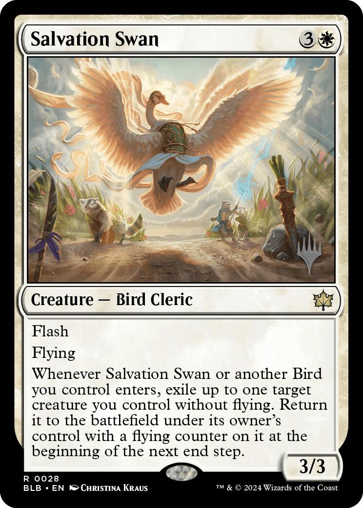 Salvation Swan (Promo Pack) [Bloomburrow Promos] | Exor Games Dartmouth