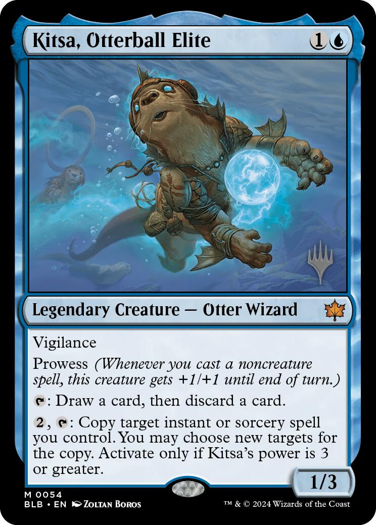 Kitsa, Otterball Elite (Promo Pack) [Bloomburrow Promos] | Exor Games Dartmouth