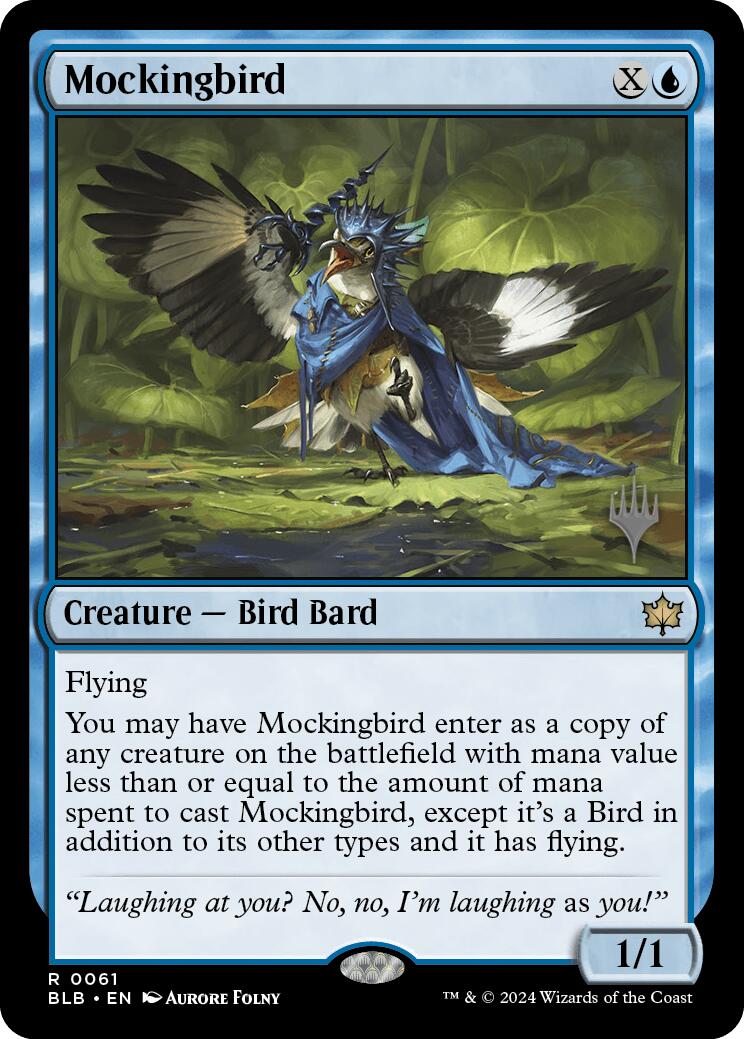 Mockingbird (Promo Pack) [Bloomburrow Promos] | Exor Games Dartmouth