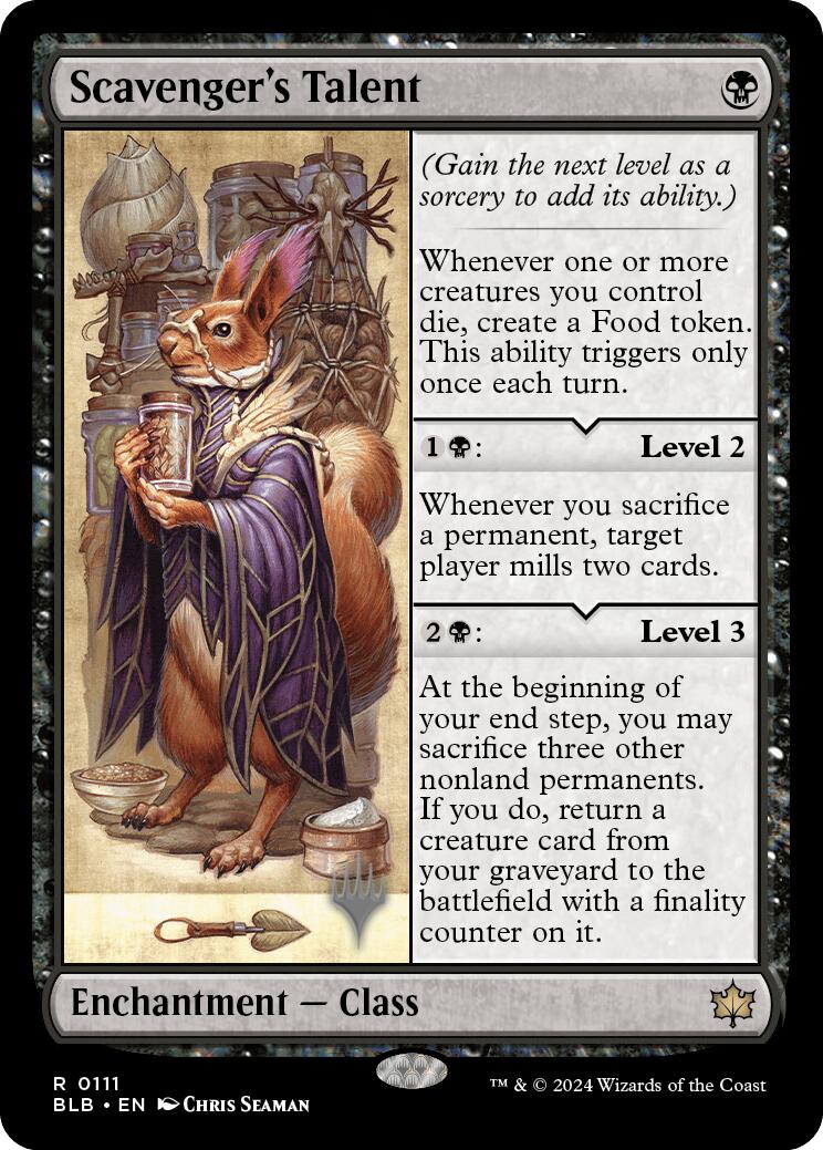 Scavenger's Talent (Promo Pack) [Bloomburrow Promos] | Exor Games Dartmouth