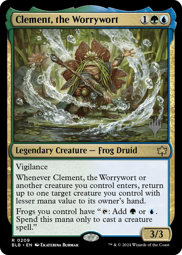 Clement, the Worrywort (Promo Pack) [Bloomburrow Promos] | Exor Games Dartmouth