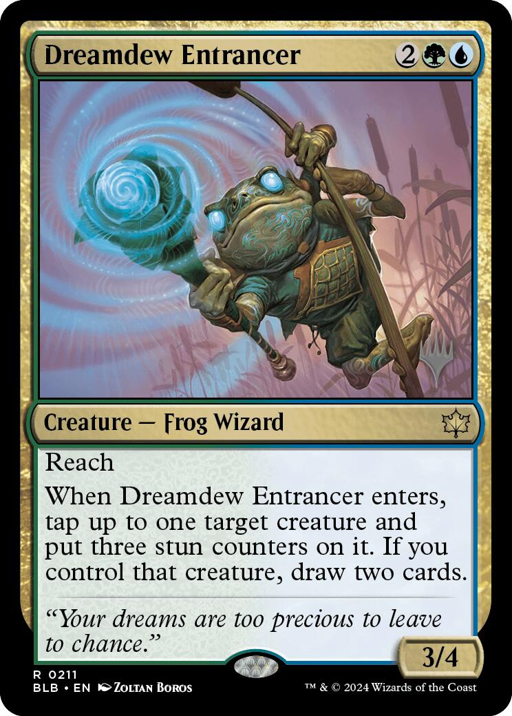 Dreamdew Entrancer (Promo Pack) [Bloomburrow Promos] | Exor Games Dartmouth