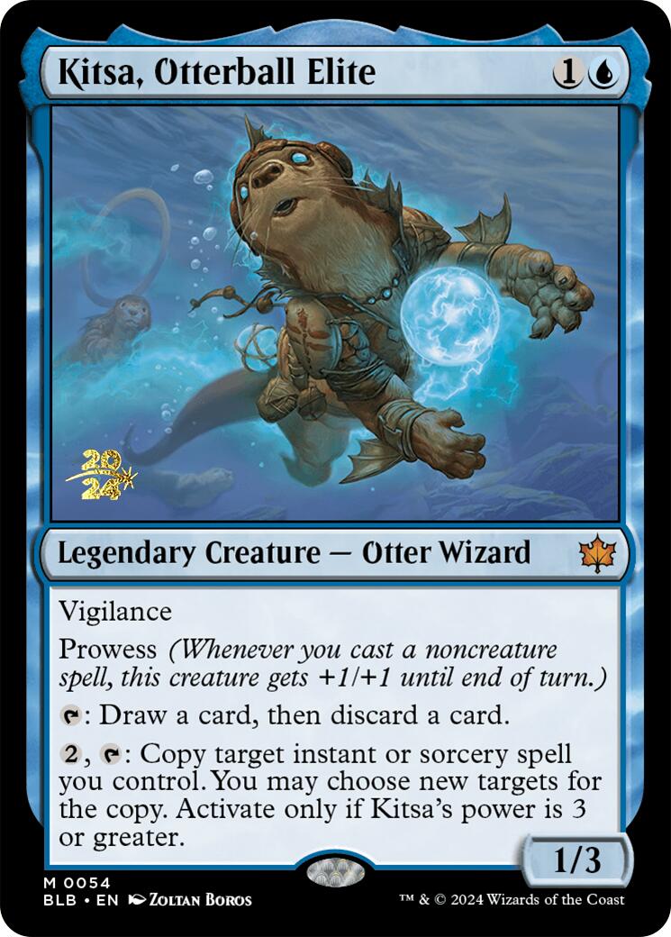 Kitsa, Otterball Elite [Bloomburrow Prerelease Promos] | Exor Games Dartmouth