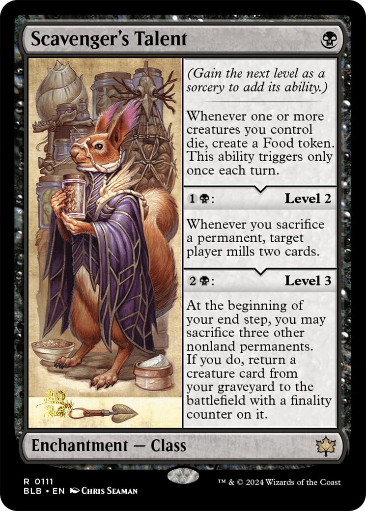 Scavenger's Talent [Bloomburrow Prerelease Promos] | Exor Games Dartmouth