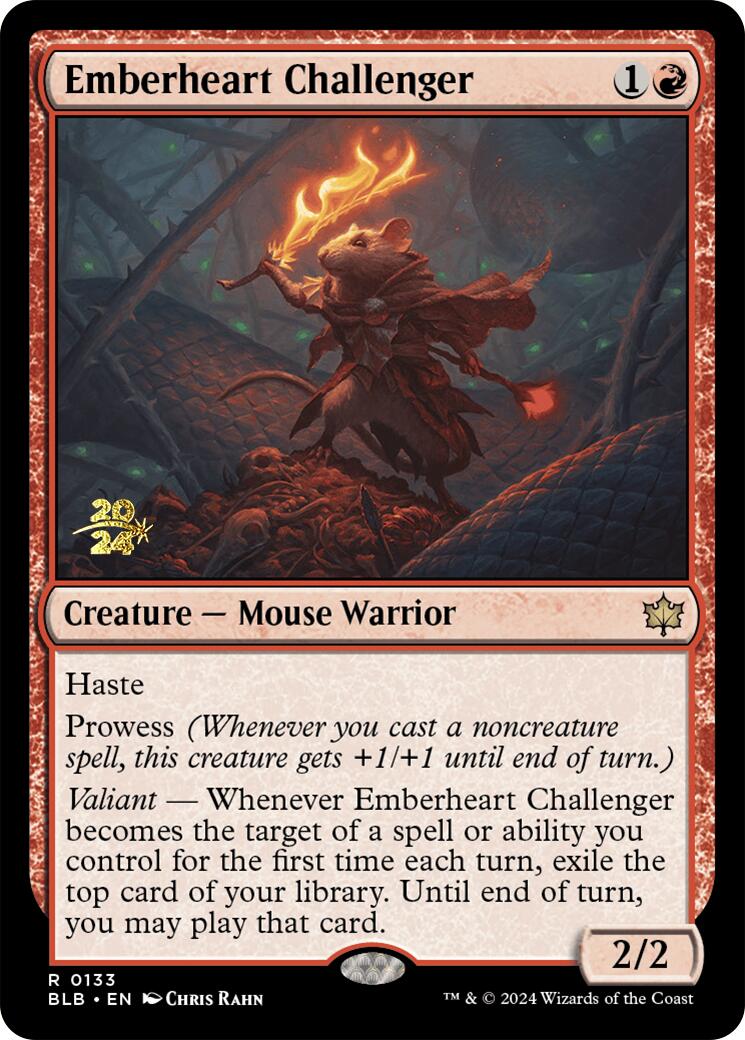 Emberheart Challenger [Bloomburrow Prerelease Promos] | Exor Games Dartmouth