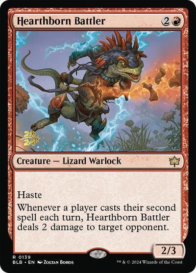 Hearthborn Battler [Bloomburrow Prerelease Promos] | Exor Games Dartmouth