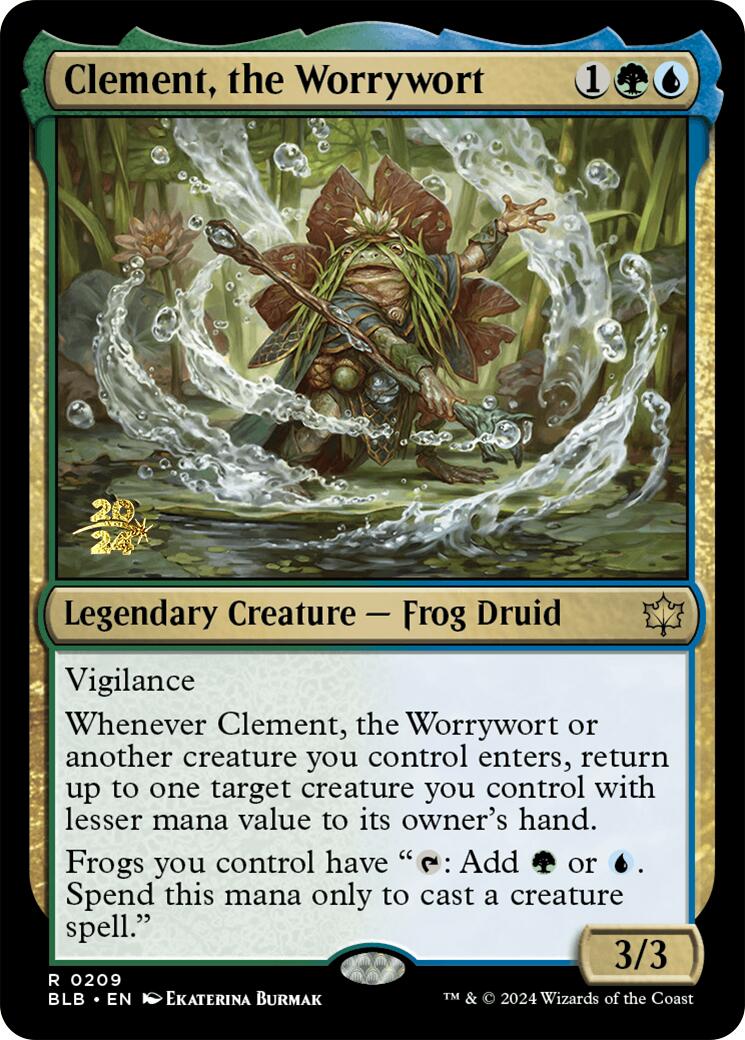 Clement, the Worrywort [Bloomburrow Prerelease Promos] | Exor Games Dartmouth