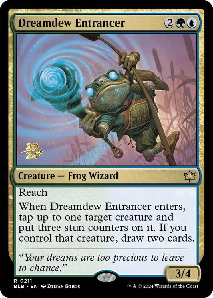 Dreamdew Entrancer [Bloomburrow Prerelease Promos] | Exor Games Dartmouth