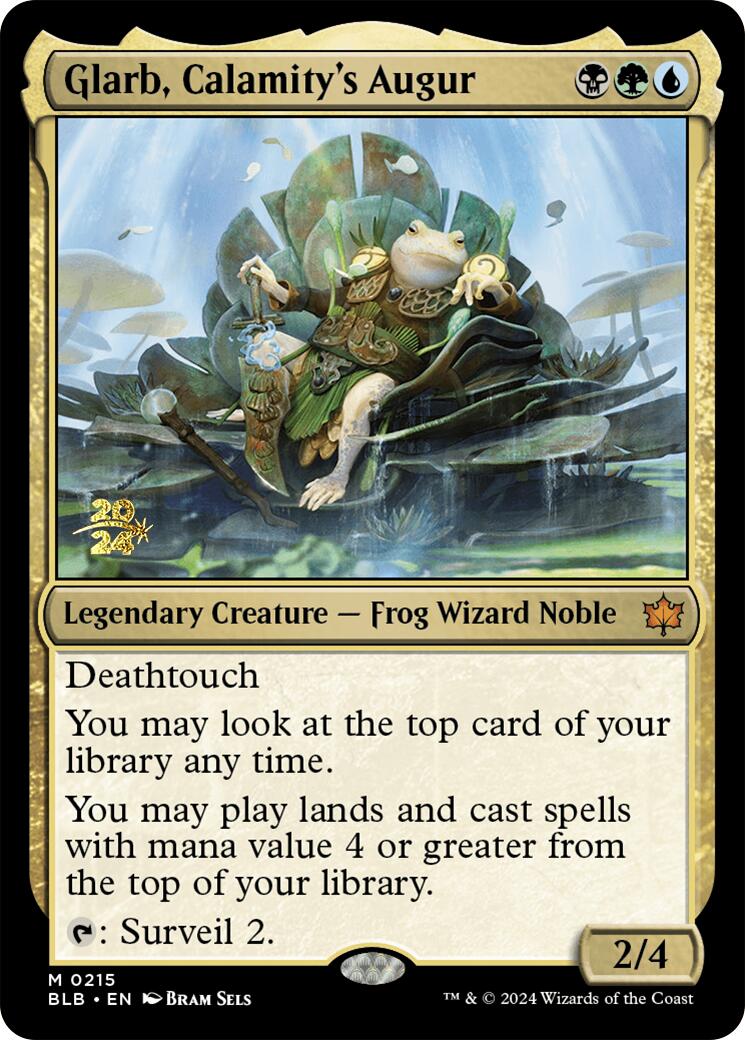 Glarb, Calamity's Augur [Bloomburrow Prerelease Promos] | Exor Games Dartmouth