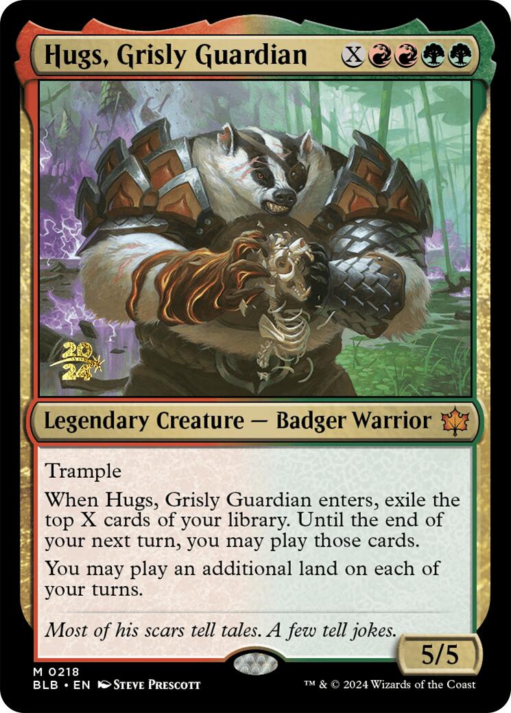 Hugs, Grisly Guardian [Bloomburrow Prerelease Promos] | Exor Games Dartmouth