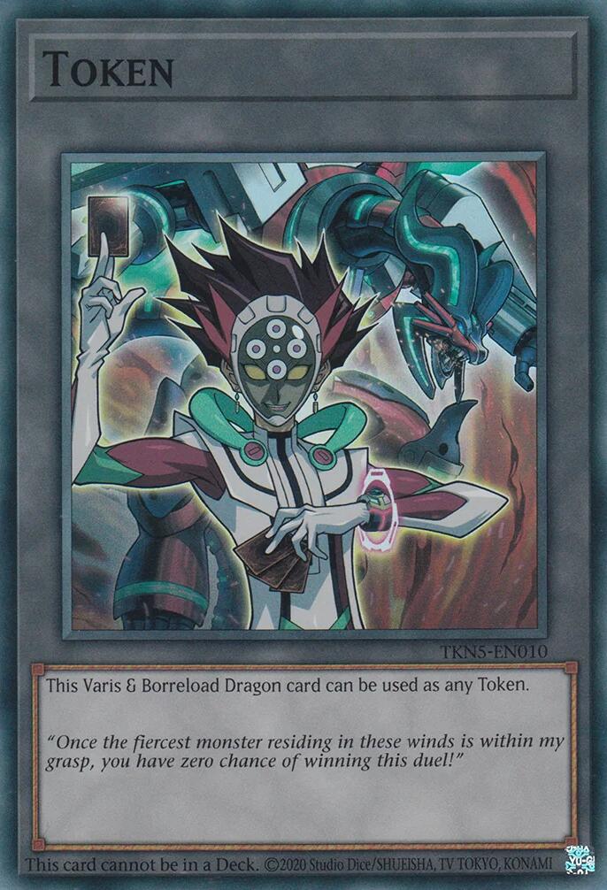 Token: Varis and Borreload Dragon [TKN5-EN010] Super Rare | Exor Games Dartmouth