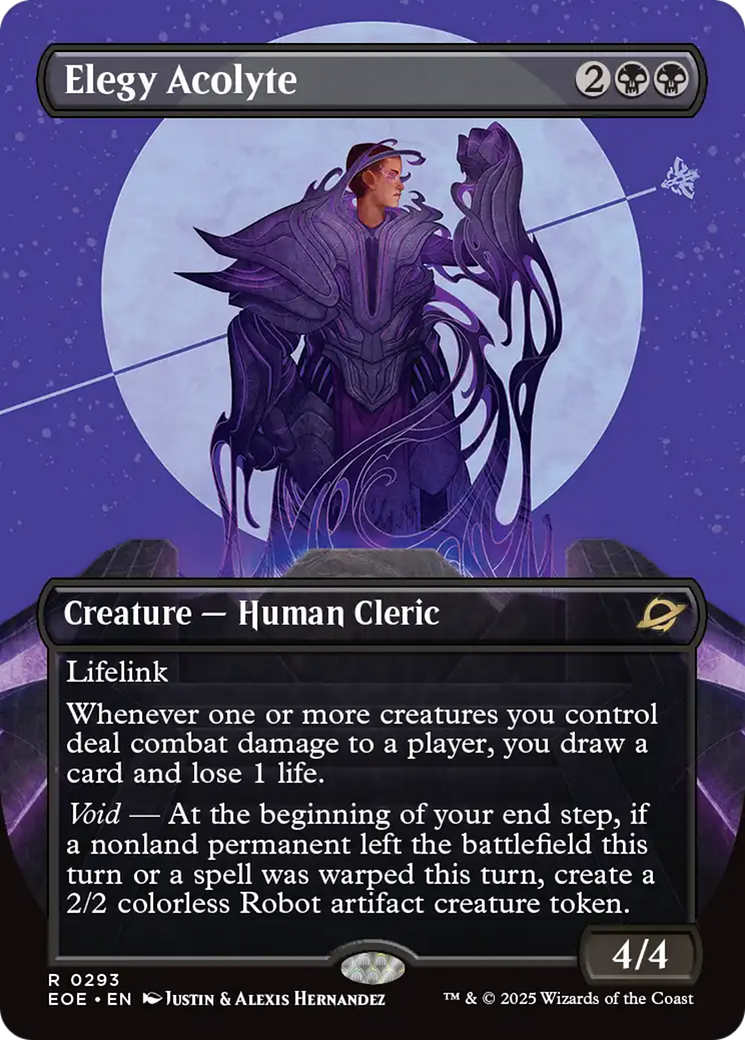 Elegy Acolyte (Borderless) [Edge of Eternities] | Exor Games Dartmouth