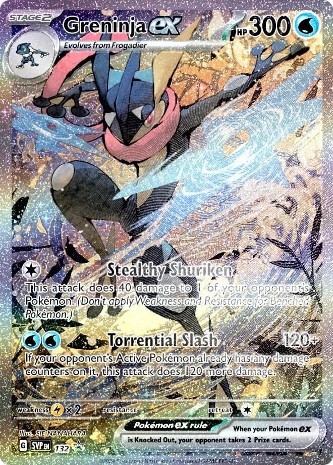 Greninja ex (132) [Scarlet & Violet: Black Star Promos] | Exor Games Dartmouth