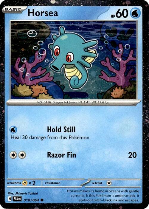 Horsea (010/064) (Cosmos Holo) [Miscellaneous Cards] | Exor Games Dartmouth