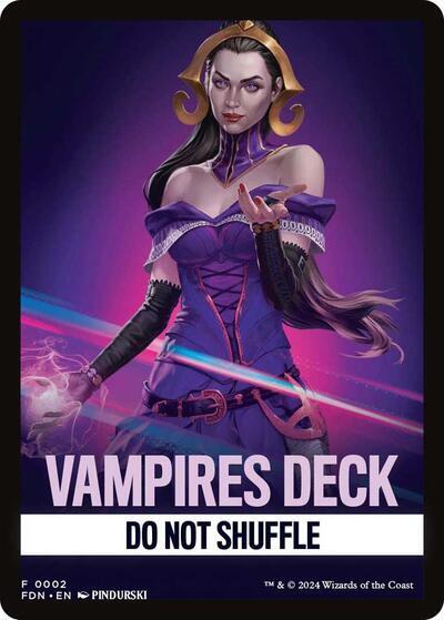 Vampires Deck Theme Card [Foundations Tokens] | Exor Games Dartmouth