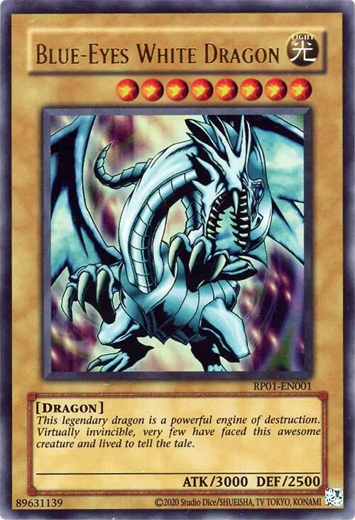 Blue-Eyes White Dragon [RP01-EN001] Ultra Rare | Exor Games Dartmouth