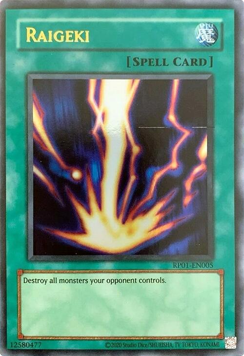 Raigeki [RP01-EN005] Ultra Rare | Exor Games Dartmouth