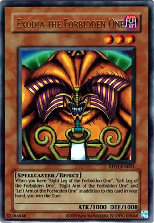 Exodia the Forbidden One [RP01-EN021] Ultra Rare | Exor Games Dartmouth