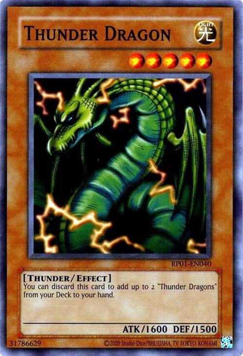Thunder Dragon [RP01-EN040] Common | Exor Games Dartmouth