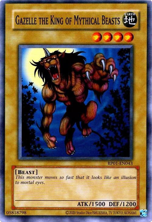 Gazelle the King of Mythical Beasts [RP01-EN043] Common | Exor Games Dartmouth