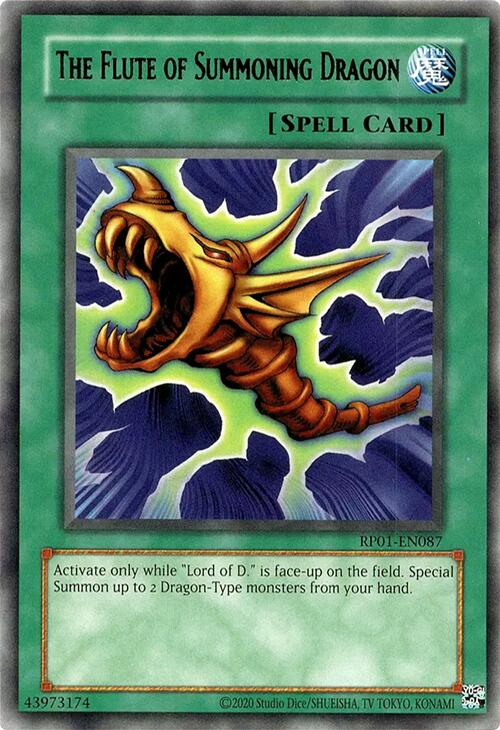 The Flute of Summoning Dragon [RP01-EN087] Rare | Exor Games Dartmouth