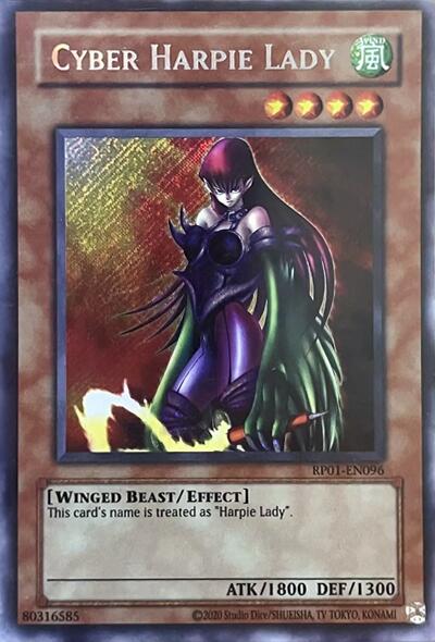 Cyber Harpie Lady [RP01-EN096] Secret Rare | Exor Games Dartmouth