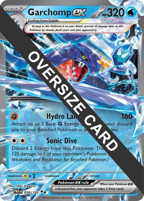 Garchomp ex (038) (Jumbo Card) [Scarlet & Violet: Paradox Rift] | Exor Games Dartmouth