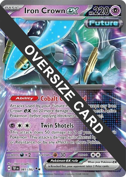 Iron Crown ex (081) (Jumbo Card) [Scarlet & Violet: Black Star Promos] | Exor Games Dartmouth