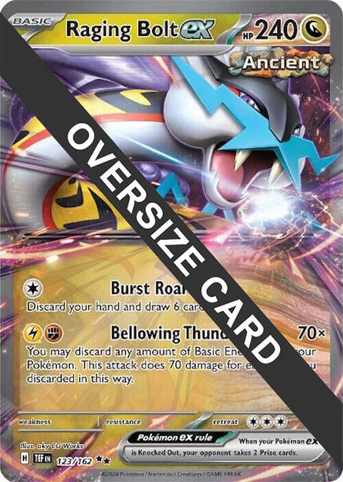 Raging Bolt ex (123) (Jumbo Card) [Scarlet & Violet: Black Star Promos] | Exor Games Dartmouth