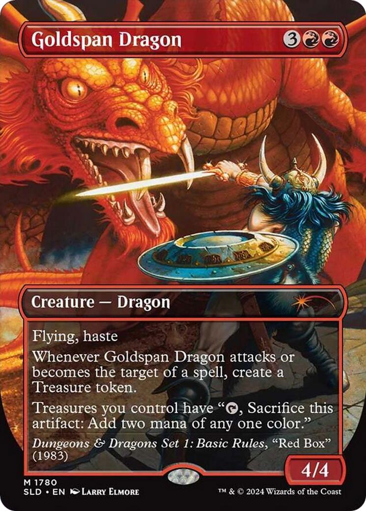 Goldspan Dragon [Secret Lair Drop Series] | Exor Games Dartmouth