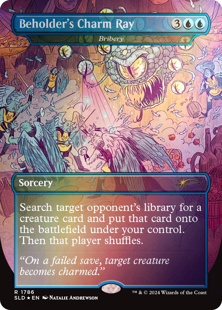 Beholder's Charm Ray - Bribery (Rainbow Foil) [Secret Lair Drop Series] | Exor Games Dartmouth