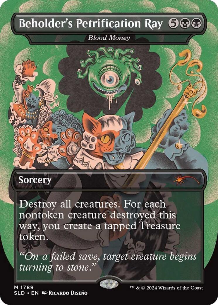 Beholder's Petrification Ray - Blood Money [Secret Lair Drop Series] | Exor Games Dartmouth