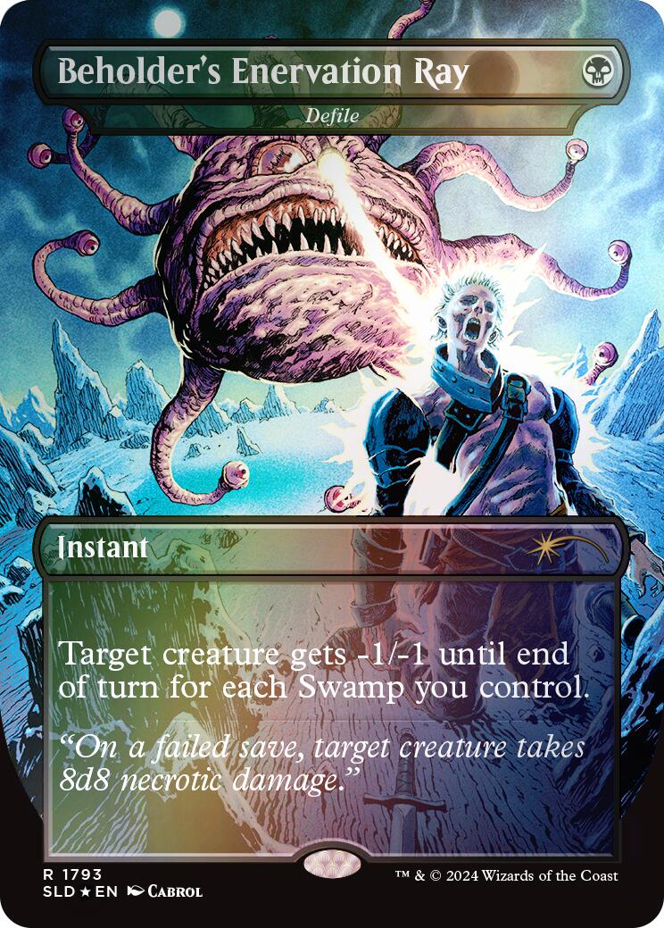 Beholder's Enervation Ray - Defile (Rainbow Foil) [Secret Lair Drop Series] | Exor Games Dartmouth