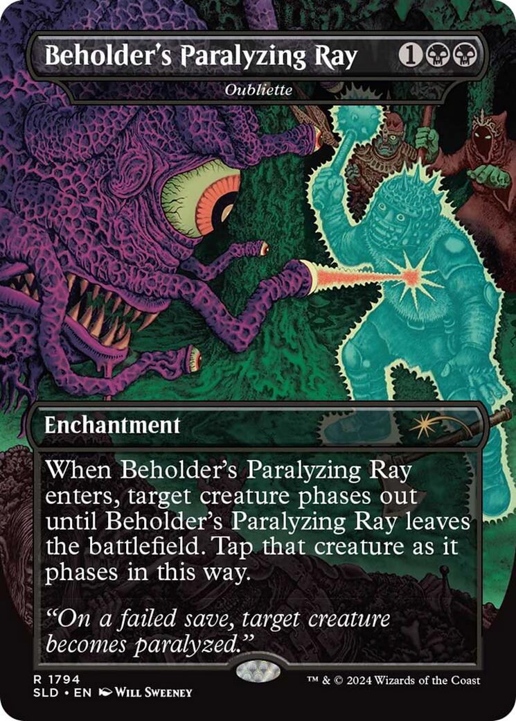 Beholder's Paralyzing Ray - Oubliette [Secret Lair Drop Series] | Exor Games Dartmouth