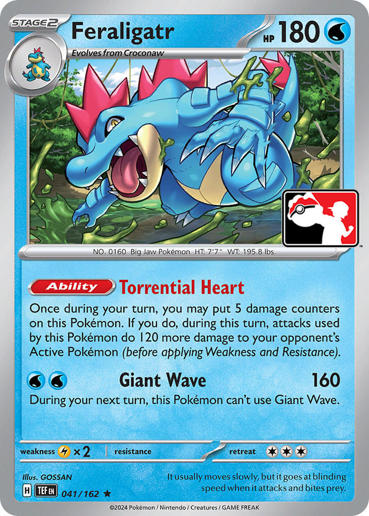 Feraligatr (041/162) [Prize Pack Series Five] | Exor Games Dartmouth